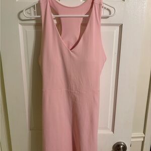 Fabletics Pink Backless Dress